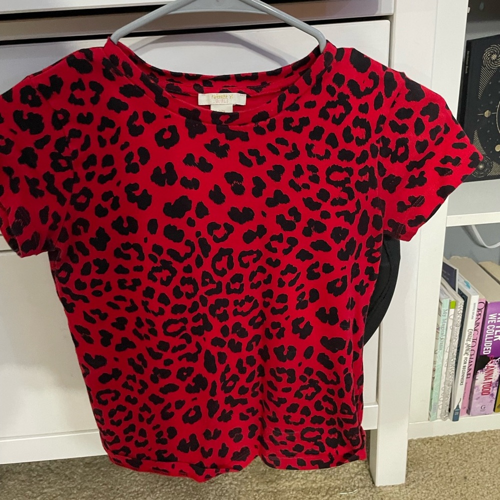 forever 21 cheetah top
